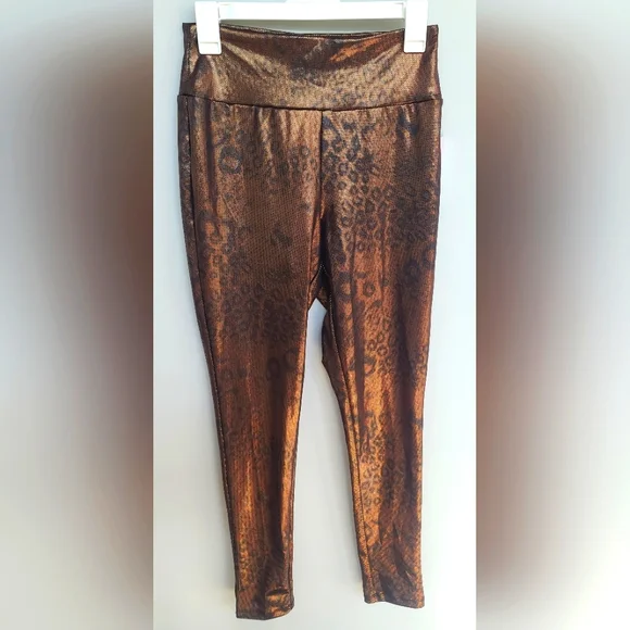 Wild Fable metallic animal print leggings. Size M. New with tags. - Picture 2 of 2